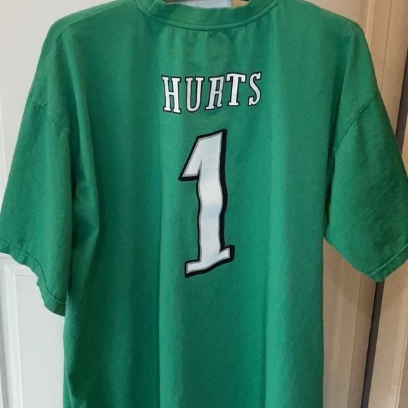 Eagles NFL Jalen Hurts cotton tee shirt. Size 4XL - Picture 3 of 8